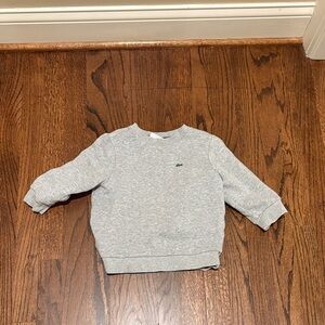 Lacoste Kids Fleece Crewneck Sweatshirt Size 4